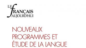 Visuel Nouveaux programmes et étude de la langue